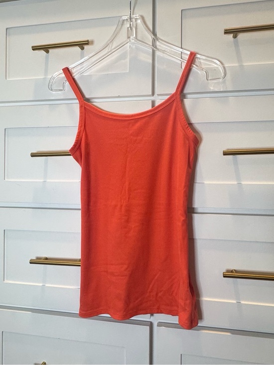No Boundaries Tops - Women’s Coral Orange Tank Top Spaghetti Strap